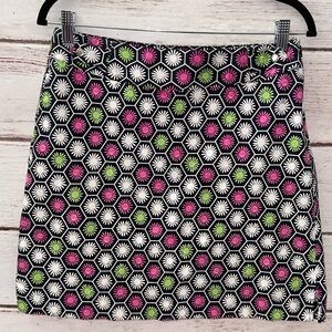 EP Pro Multicolor Floral Geometric Skort Size 6 pickleball golf tennis summer